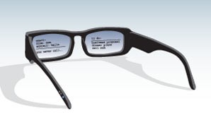 Interactive Eyeglasses Speculative Product Design for common Projector Glasses